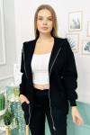 158894 Kapsonlu Fermuarli Sweatshirt